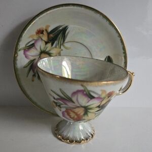 Daffodil Tea Cup and Saucer Set Vintage Teacup